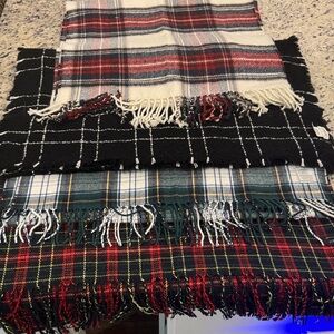 J. Crew Plaid Scarves Set